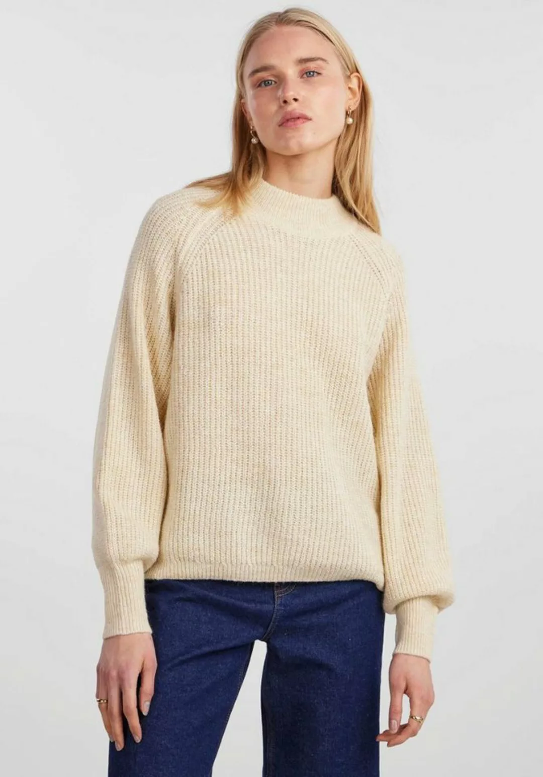 pieces Strickpullover PCNATALEE LS O-NECK KNIT NOOS BC günstig online kaufen