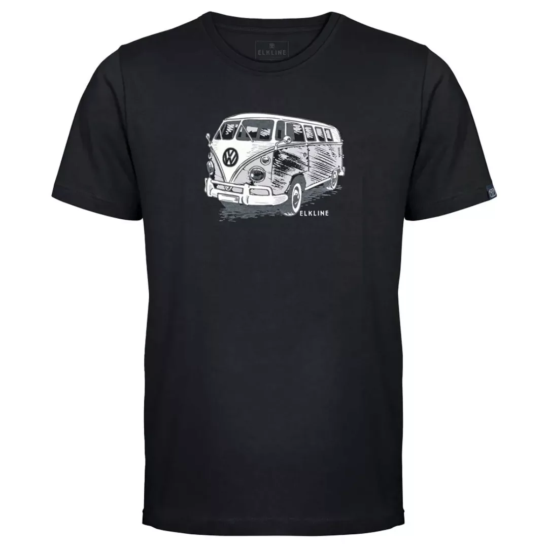 Elkline T-Shirt Gassenhauer VW Retro Bulli Brust Print günstig online kaufen