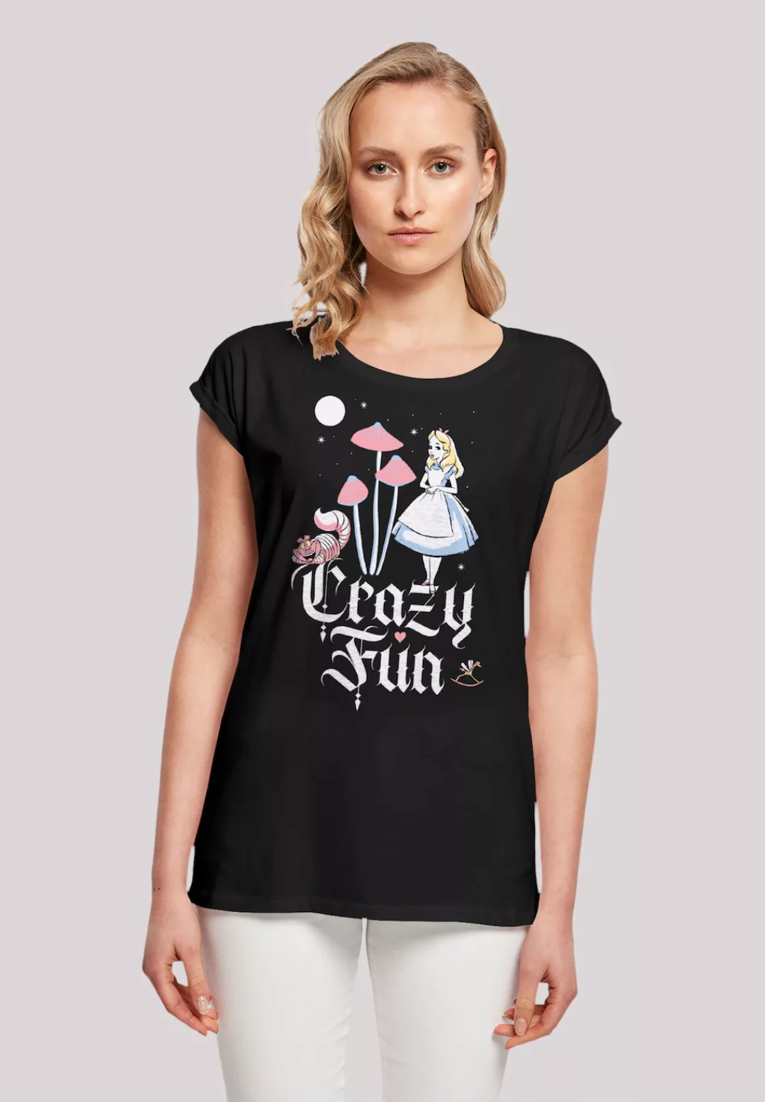 F4NT4STIC T-Shirt "Disney Alice im Wunderland Crazy Fun" günstig online kaufen