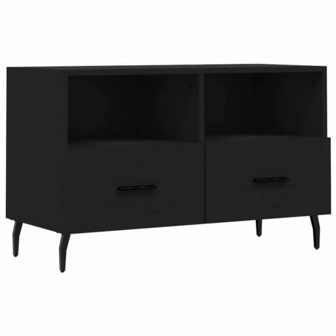 vidaXL TV-Schrank TV-Schrank Schwarz 80x36x50 cm Spanplatte günstig online kaufen