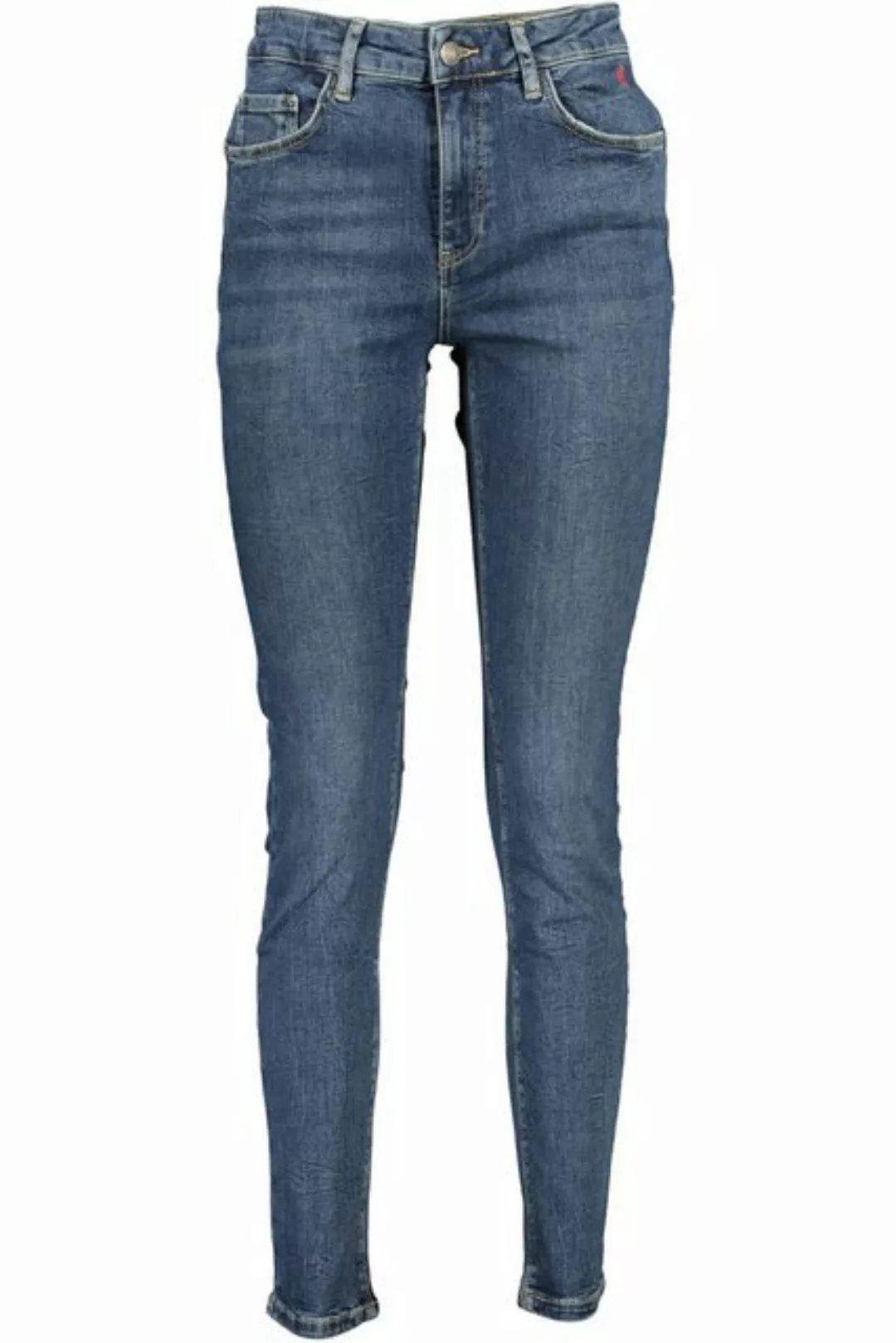 Desigual 5-Pocket-Jeans Slim Fit Damenjeans Blau mit 5 Taschen – Trendiges günstig online kaufen