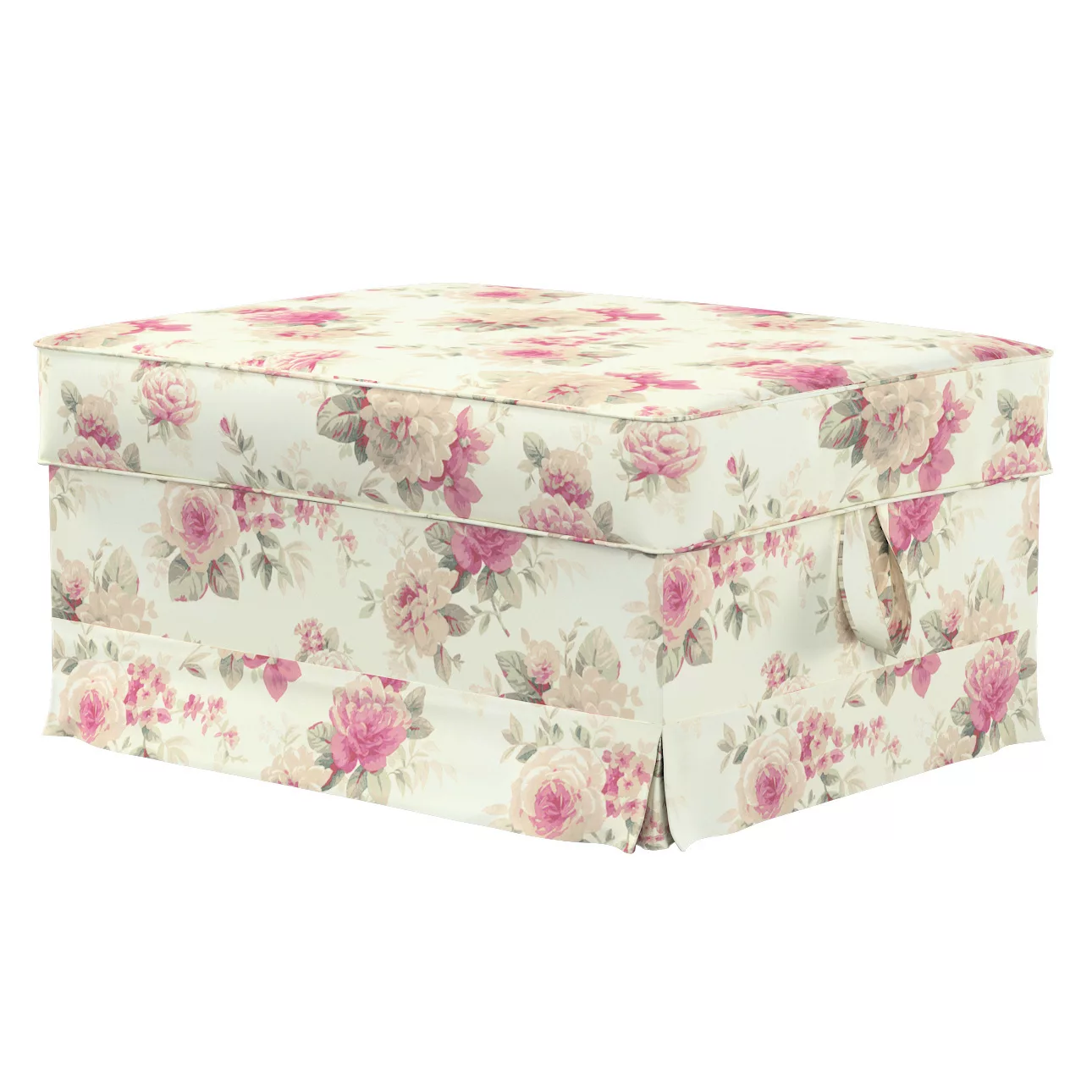 Bezug für Ektorp Bromma Hocker, beige- rosa, Husse, Ektorp Bromma, Londres günstig online kaufen