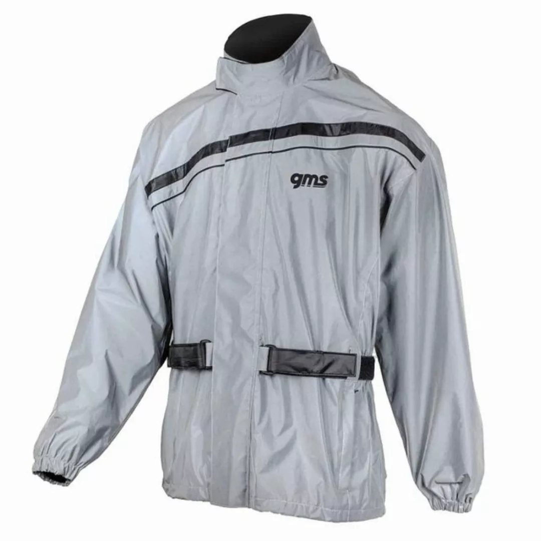 gms Motorradjacke GMS Regenjacke Lux - grau-reflektierend S günstig online kaufen