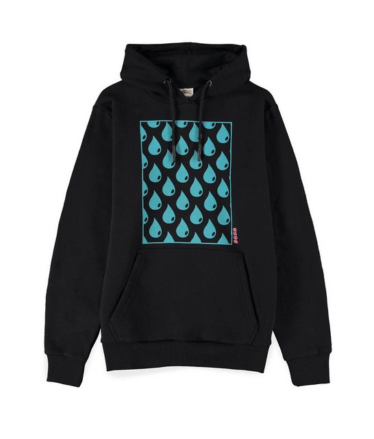 POKÉMON Hoodie Greninja Quajutsu Wasser Tropfen Rückenprint Hoodie günstig online kaufen