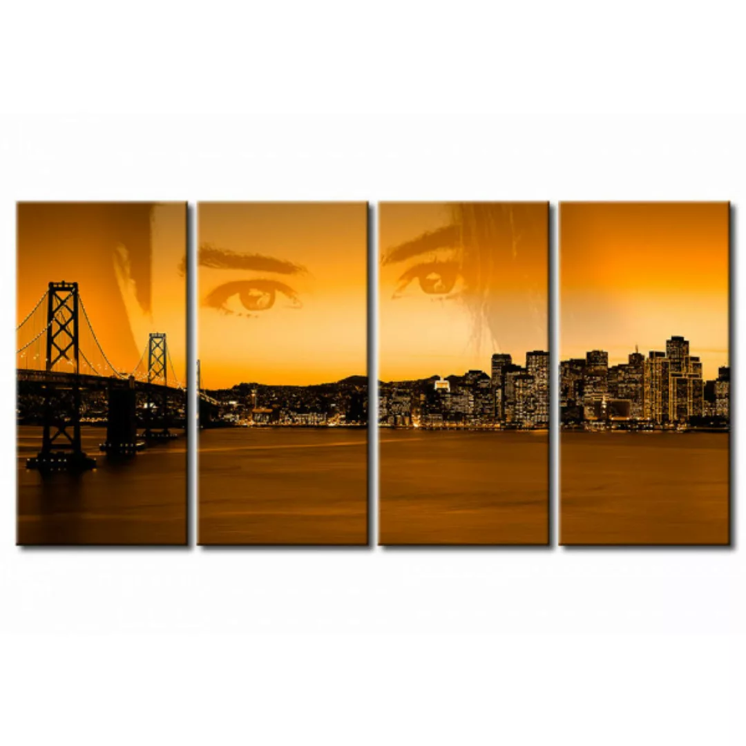 Bild auf Leinwand Geheimnisse der Bucht von San Francisco XXL günstig online kaufen