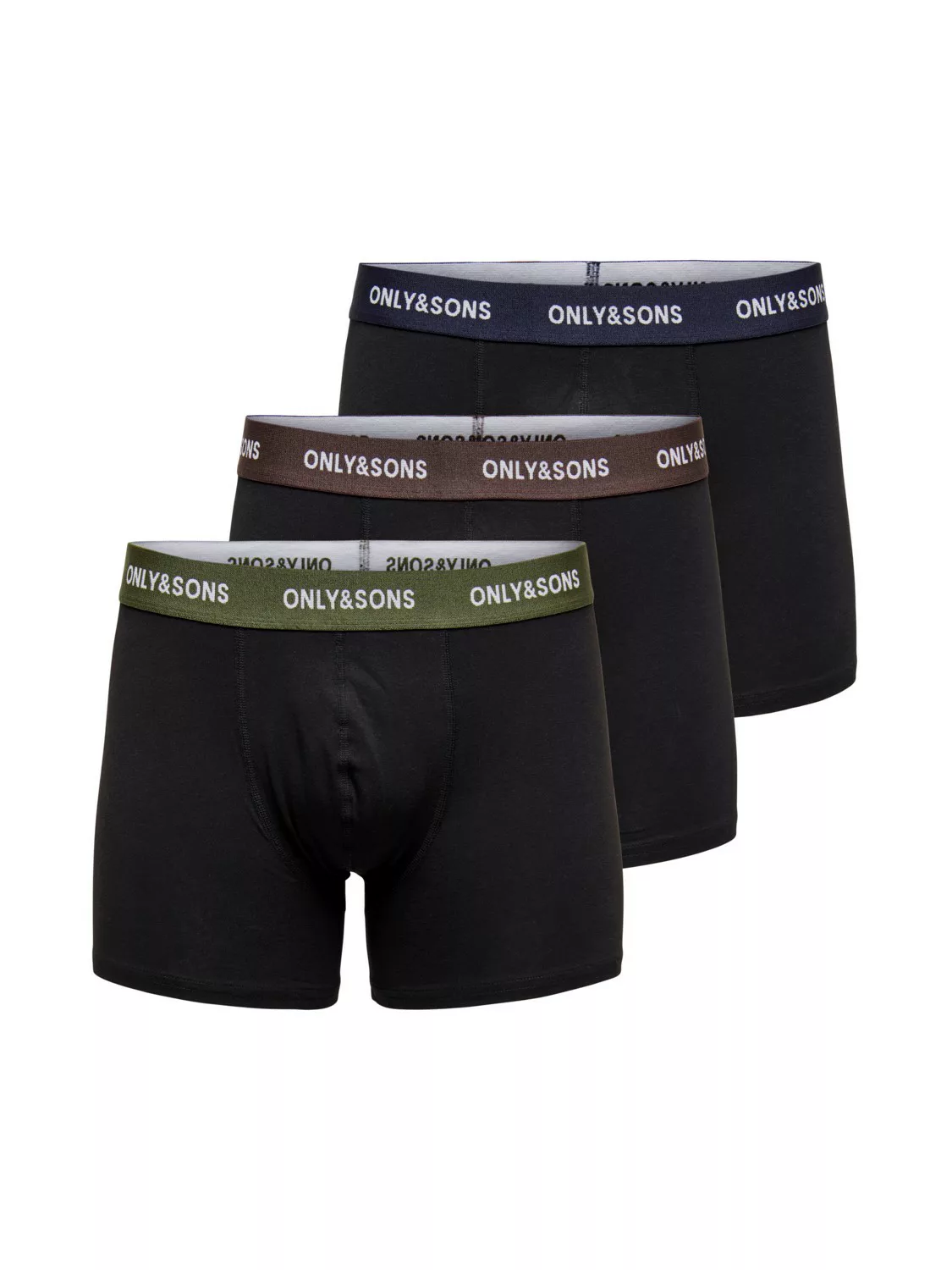 ONLY & SONS Trunk "ONSFITZ SOLID BLACK TRUNK 3PACK3854 NOOS", (Packung, 3 S günstig online kaufen