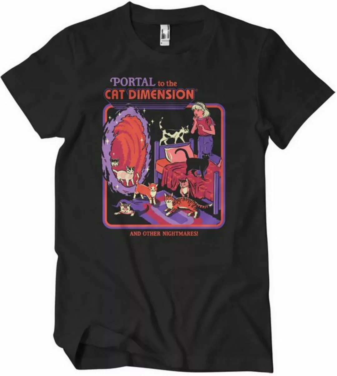 Steven Rhodes T-Shirt Portal To Cat Dim. günstig online kaufen