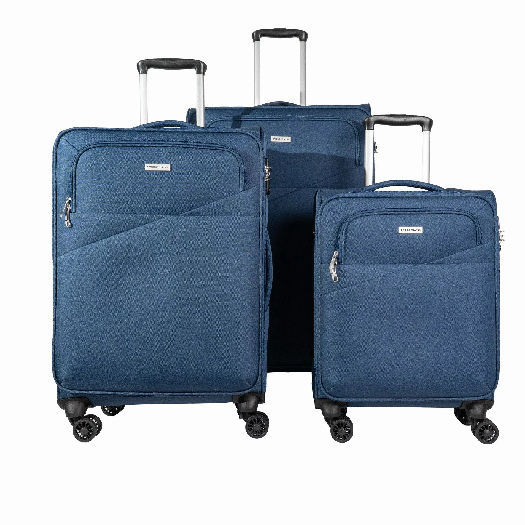 Crosstravel Kofferset Madison, 4 Rollen, (3 günstig online kaufen