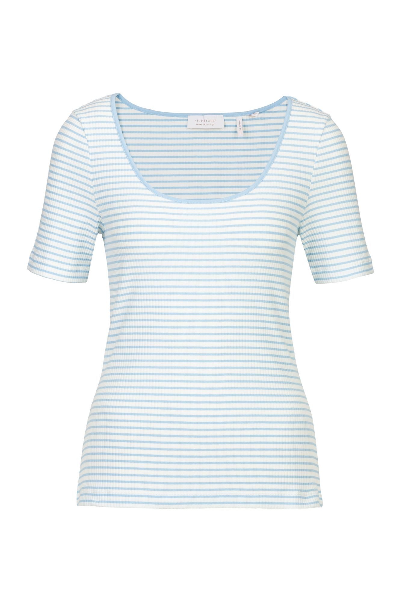 RICHROYAL T-Shirt D-Basic T-Shirt mit feinem günstig online kaufen
