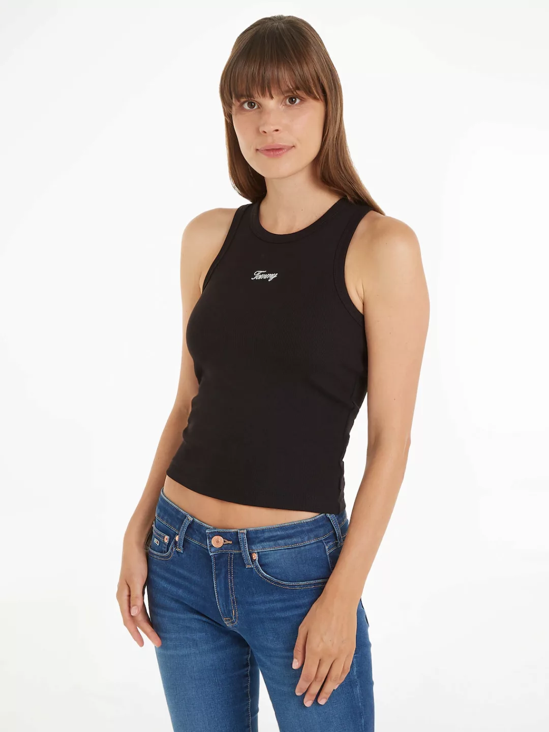 Tommy Jeans Curve Tanktop TJW SLIM SCRIPT TANK EXT Große Größen günstig online kaufen