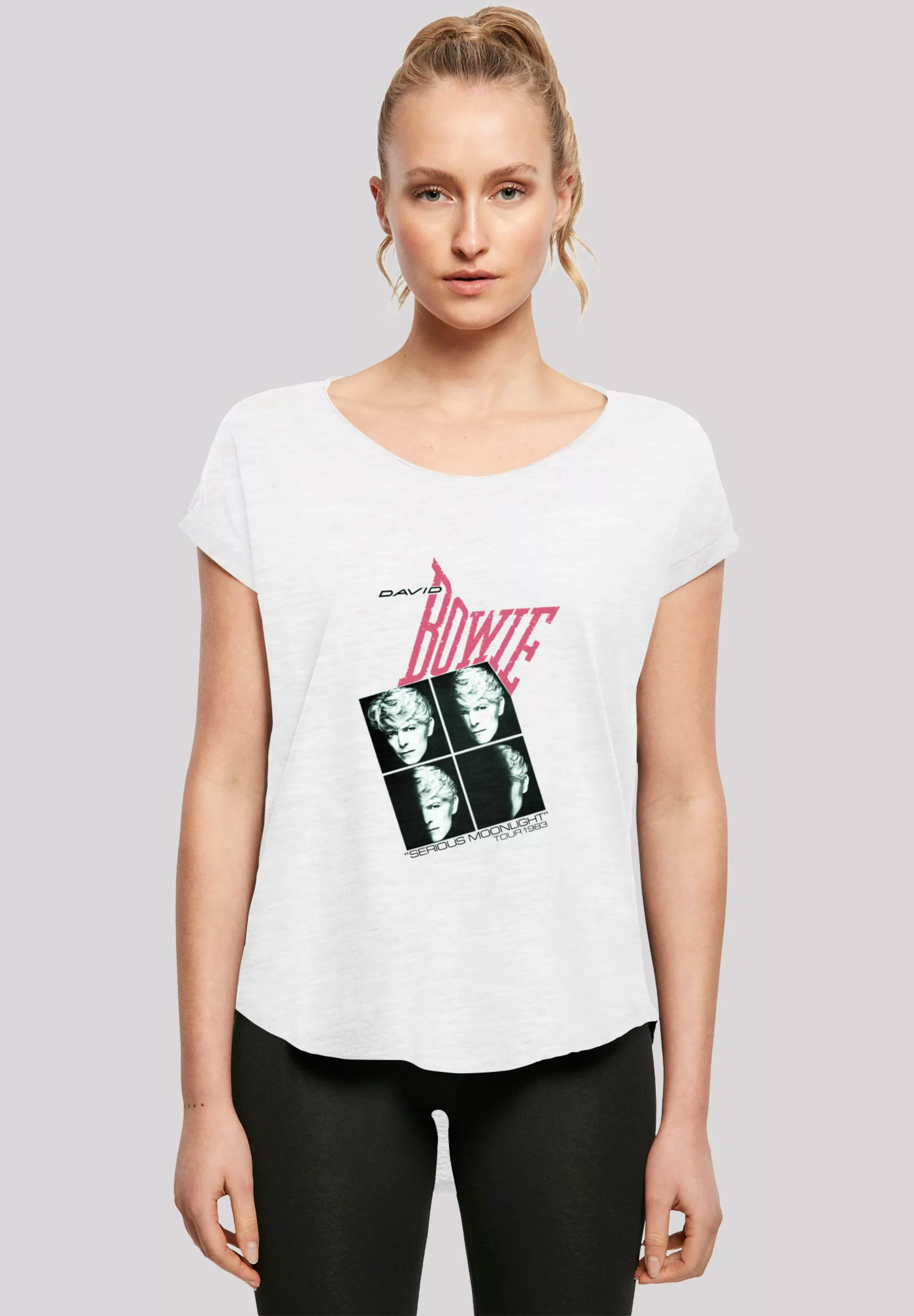 F4NT4STIC T-Shirt "David Bowie Serious Moonlight Tour 83", Print günstig online kaufen