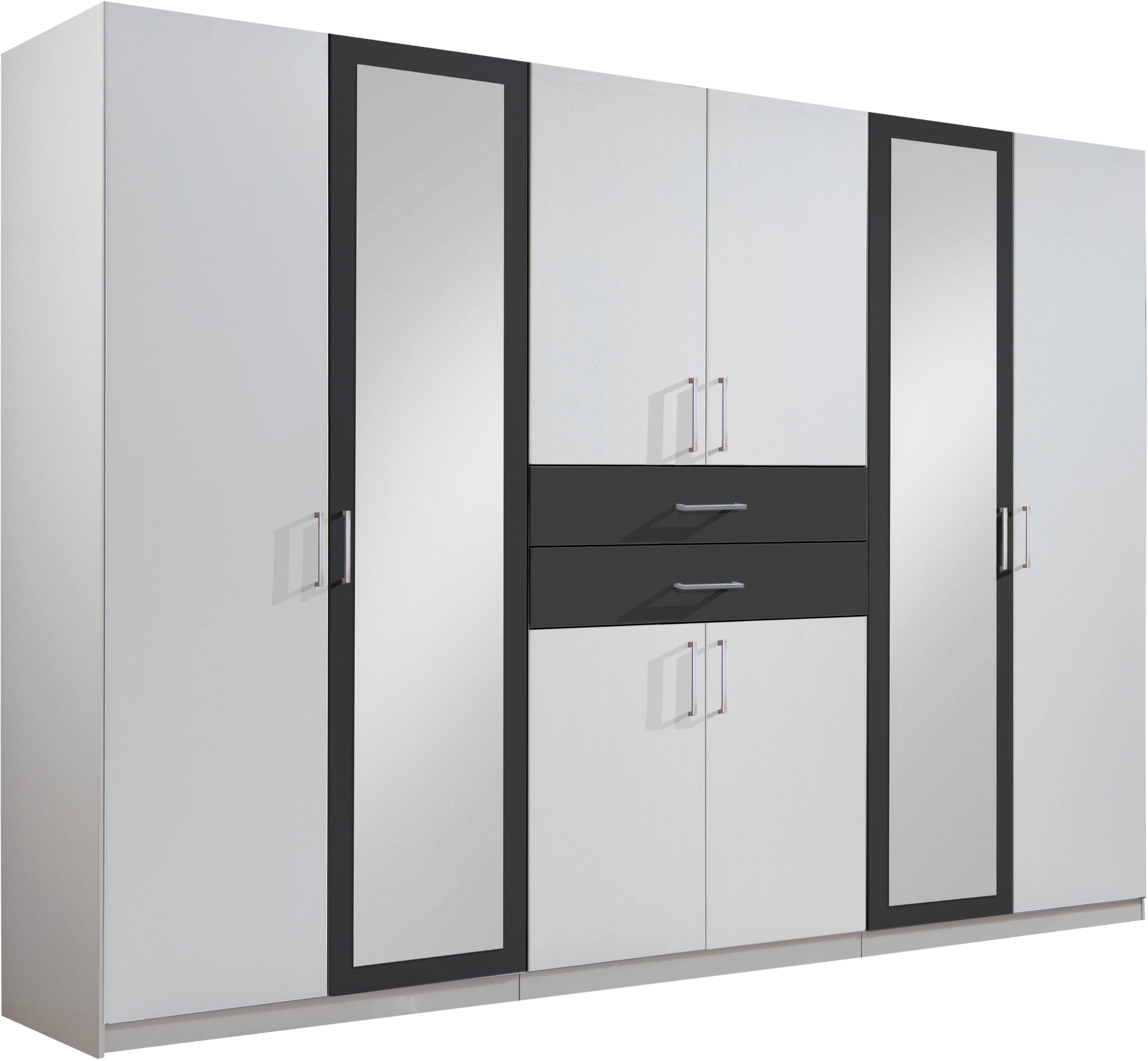 Wimex Kleiderschrank "Diver Drehtürenschrank mit Spiegel, 180, 225 o. 270cm günstig online kaufen