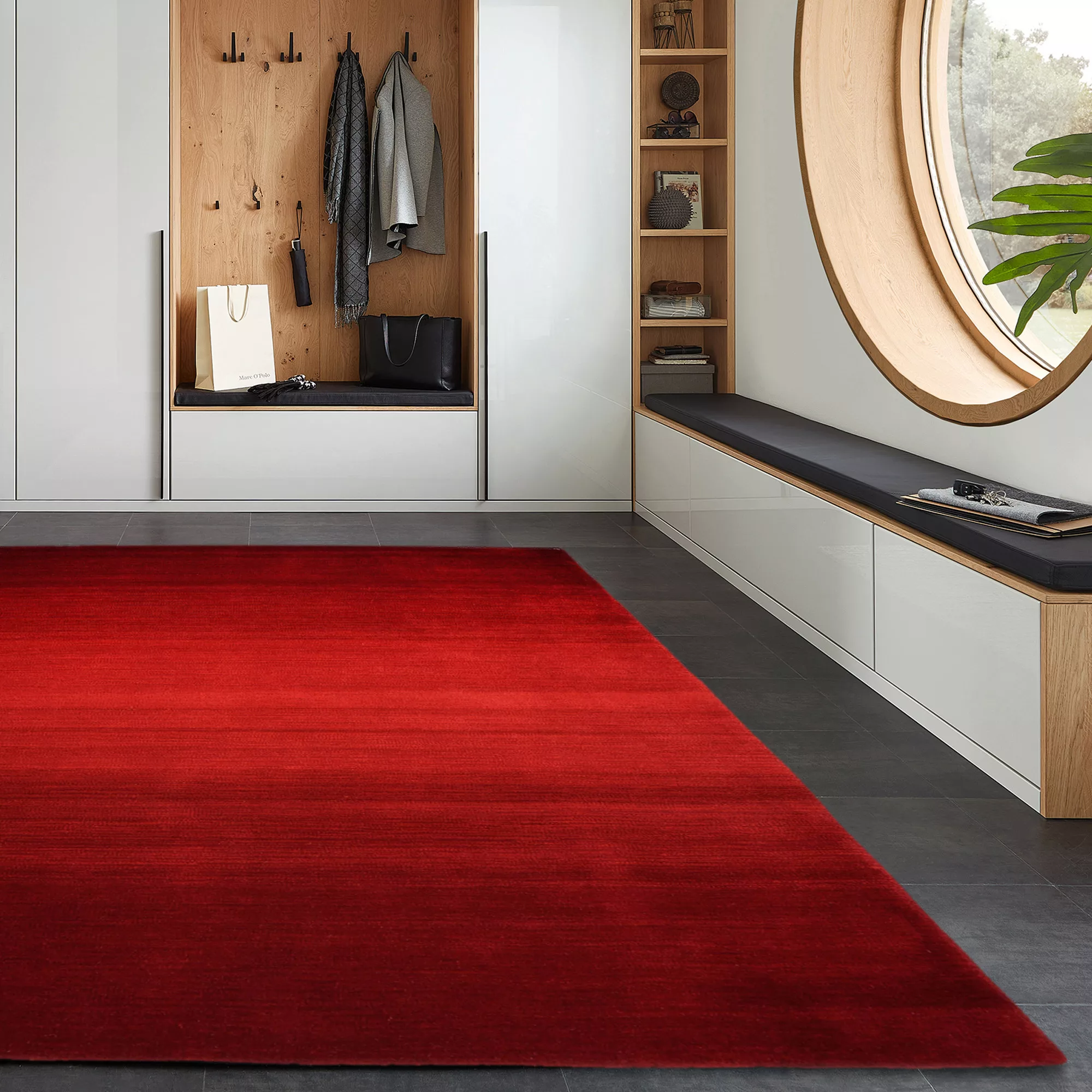 THEKO Wollteppich »Wool Comfort«, rechteckig, 14 mm Höhe, Handweb Teppich, günstig online kaufen