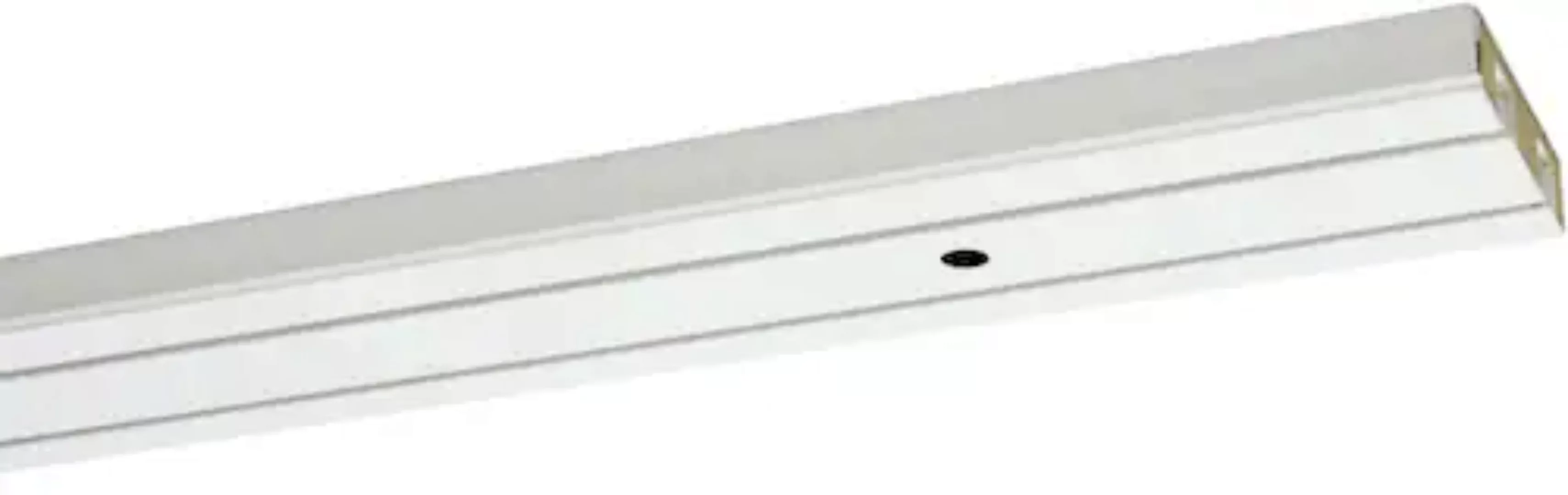 Gardinia Vorhangschiene 2-läufig GE2 Weiß 120 cm günstig online kaufen