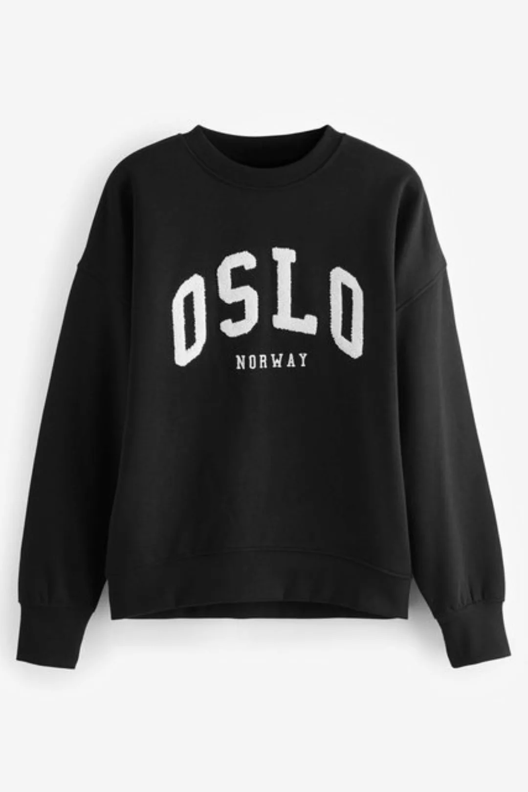 Next Sweatshirt Copenhagen City Sweatshirt mit Bouclé-Detail (1-tlg) günstig online kaufen