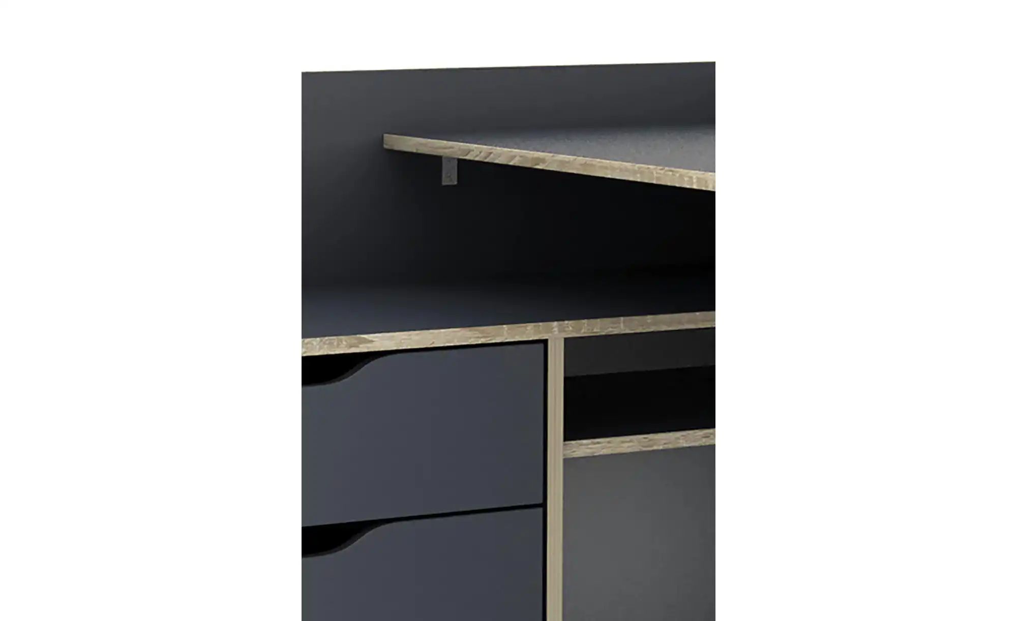 by Living Schreibtisch   ¦ grau ¦ Maße (cm): B: 129 H: 84 Tische > Computer günstig online kaufen