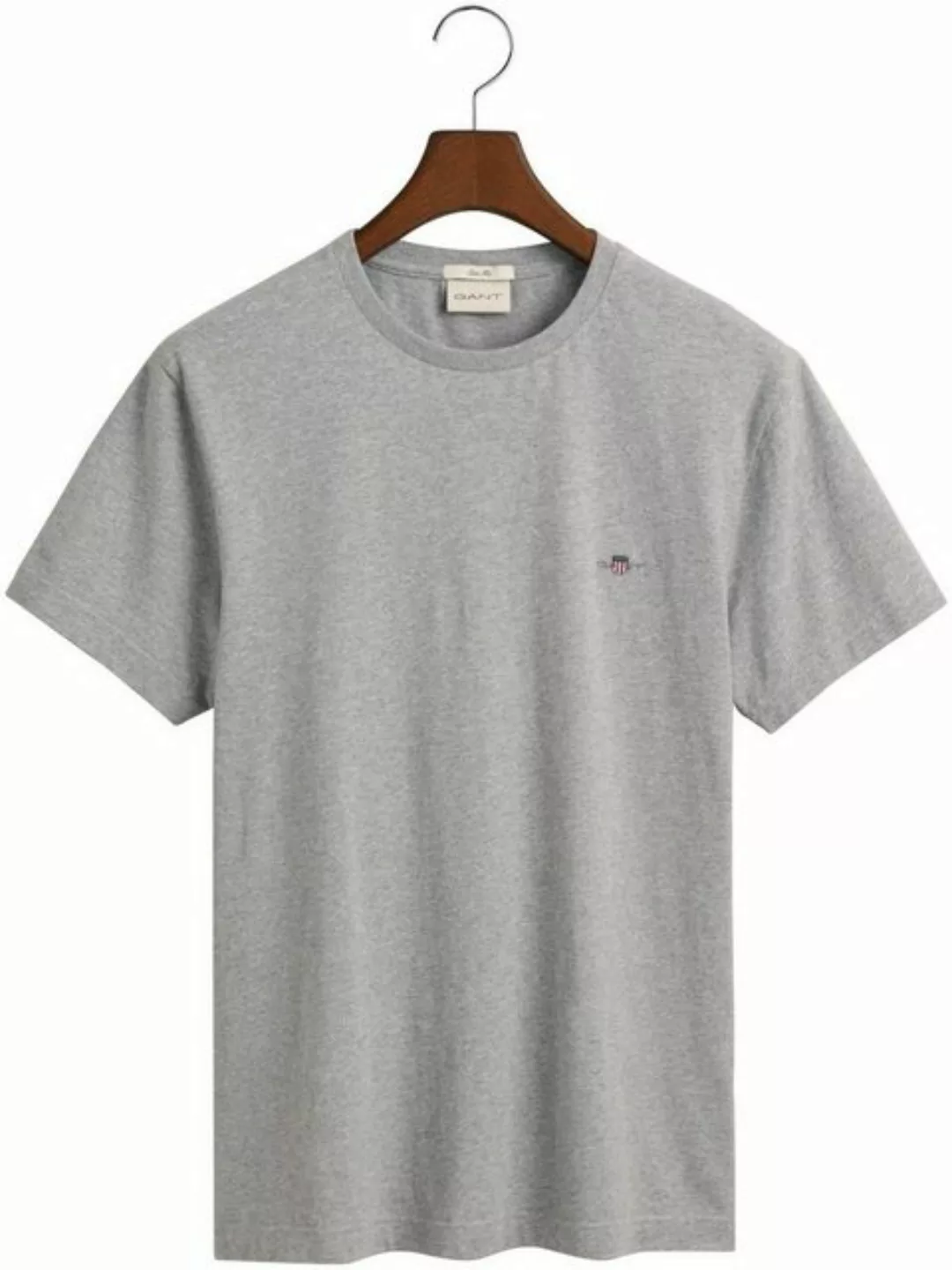 Gant T-Shirt SLIM SHIELD SS T-SHIRT mit Logostickerei auf der Brust günstig online kaufen