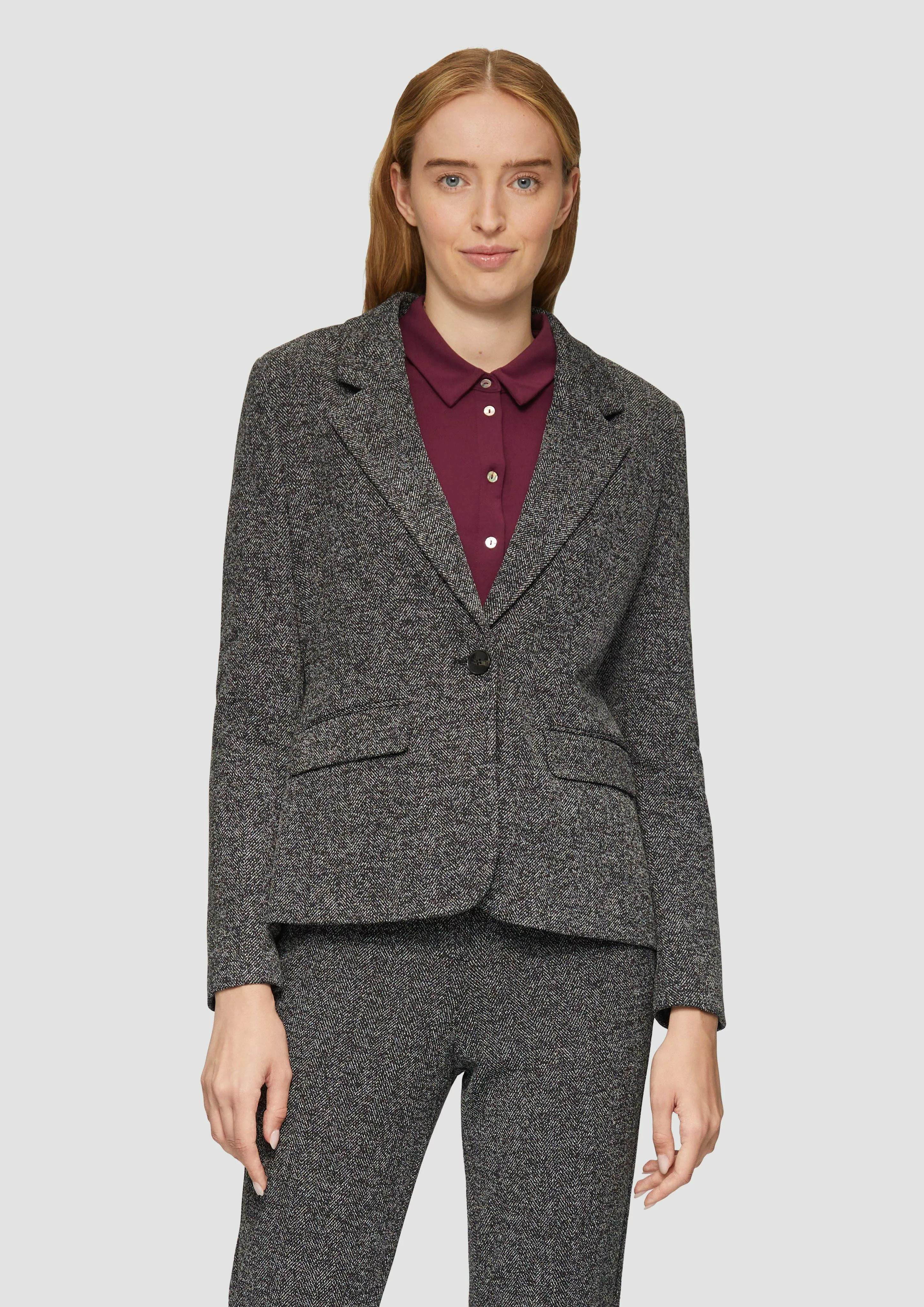 s.Oliver BLACK LABEL Jackenblazer Schmal geschnittener günstig online kaufen