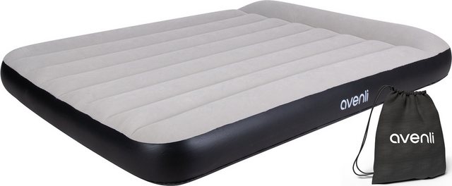 Avenli Luftbett Luftmatratze mit eingebauter Pumpe 203x152x30 cm, (Doppelbe günstig online kaufen