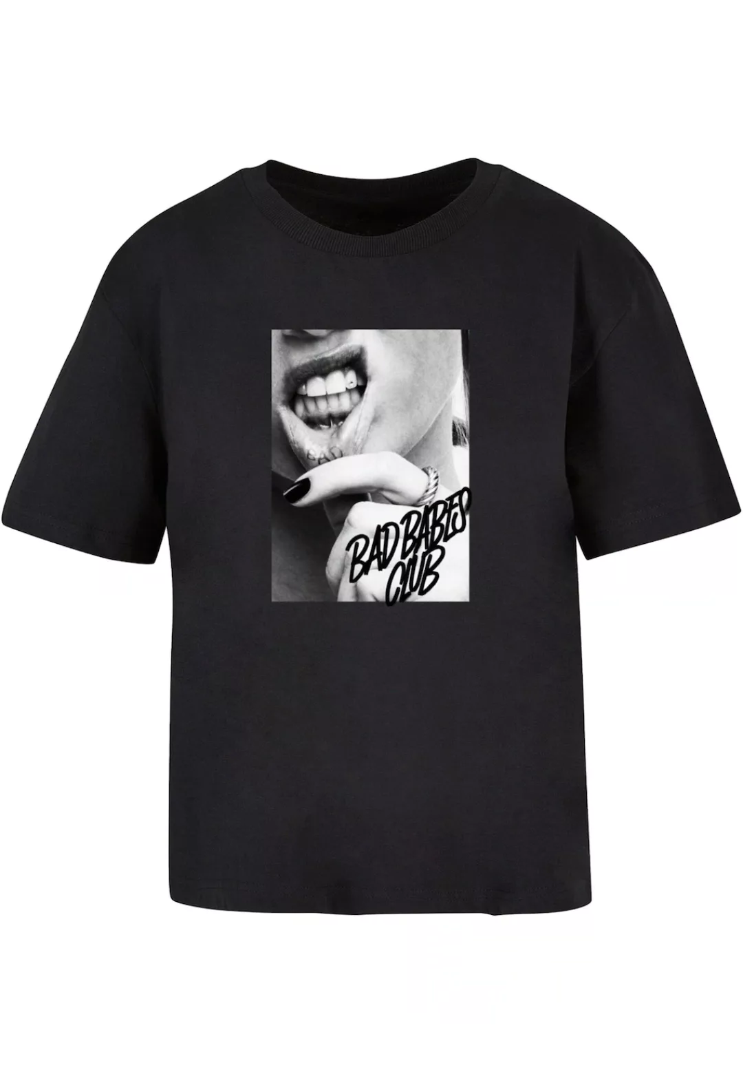 Miss Tee T-Shirt "Miss Tee Damen Lip Tattoo Tee", (1 tlg.) günstig online kaufen