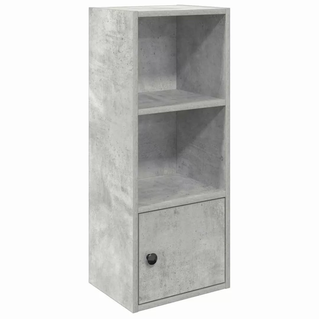 vidaXL Bücherregal Bücherregal Betongrau 31x24x77 cm günstig online kaufen