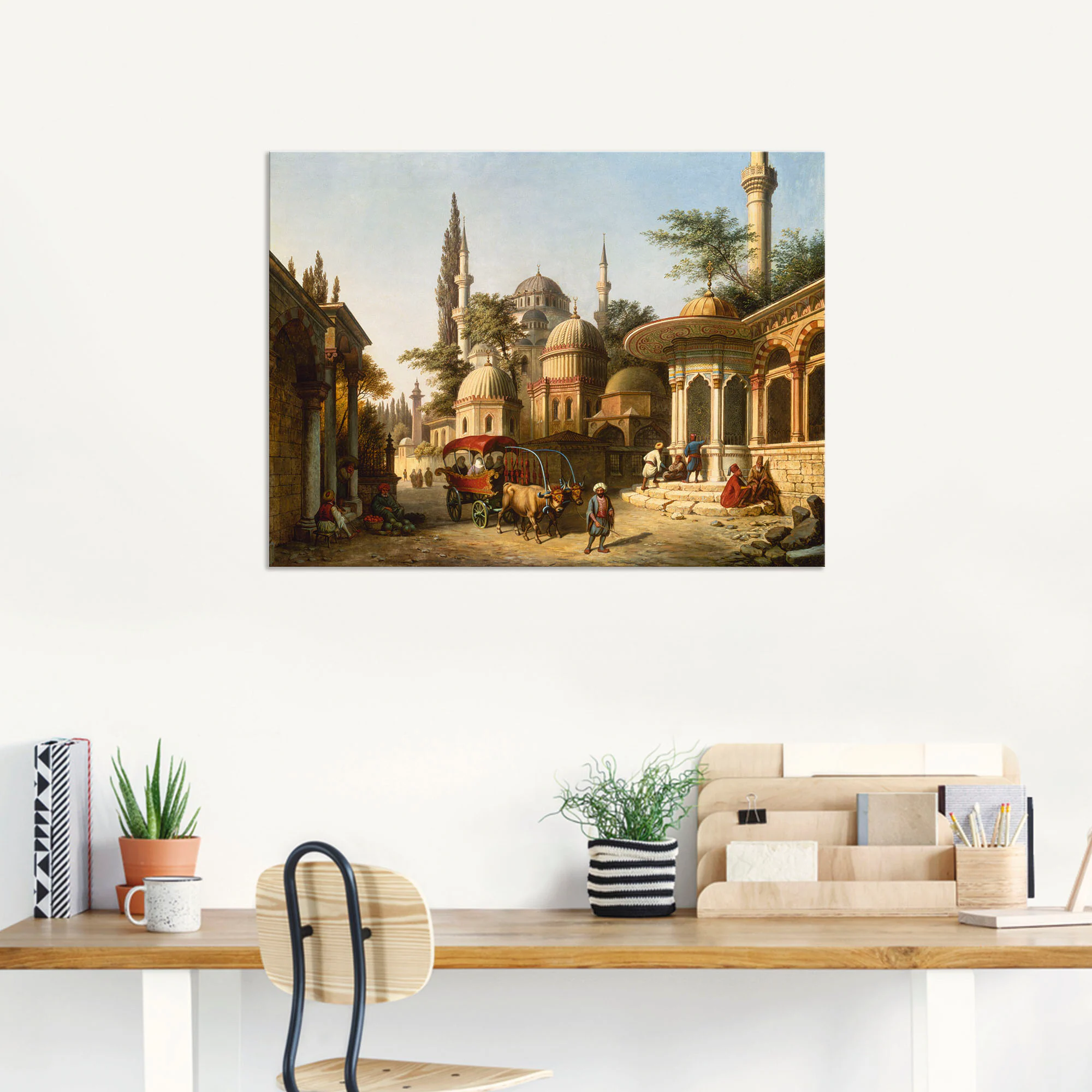 Artland Wandbild "Ansicht einer Moschee in Istanbul", Gebäude, (1 St.), als günstig online kaufen