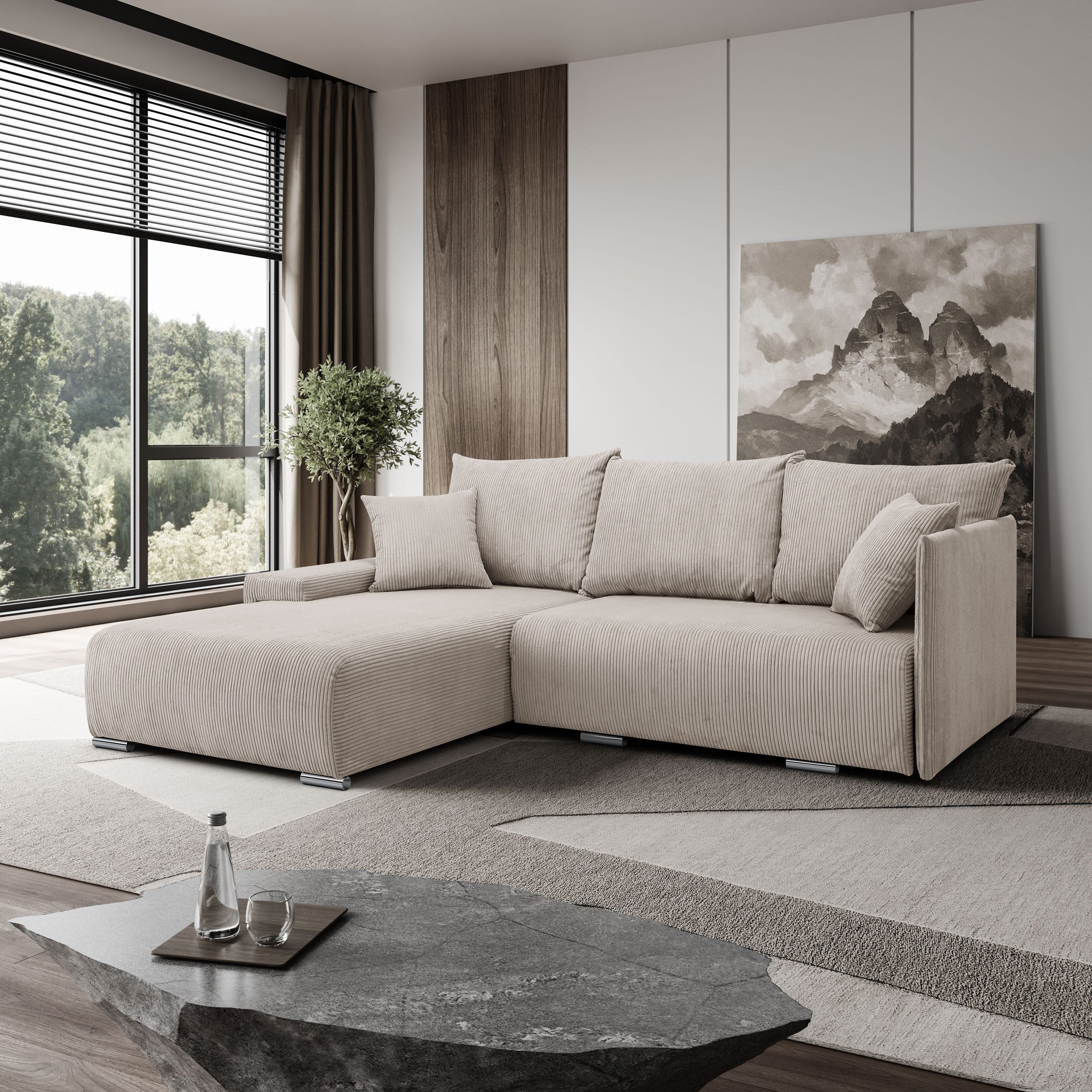 Kaiser Möbel Ecksofa Sofa L form, günstig online kaufen