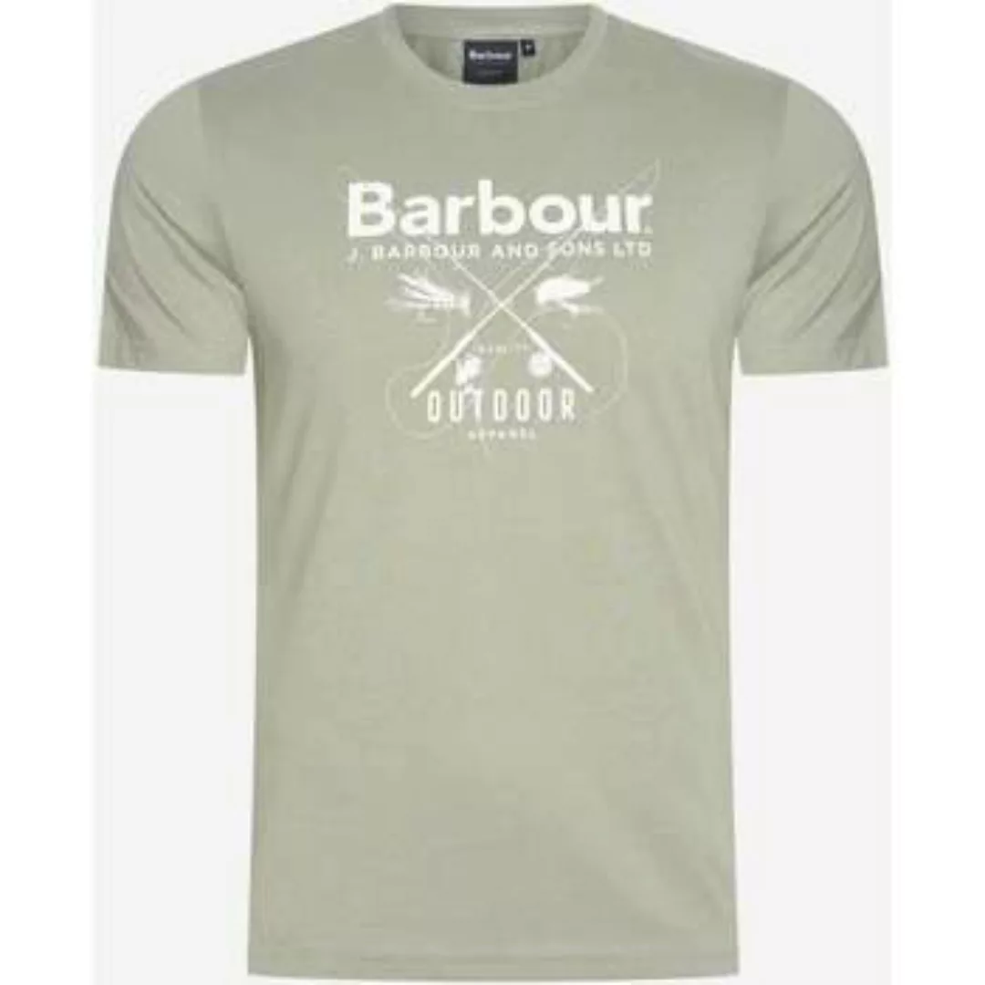 Barbour  T-Shirts & Poloshirts Fliegenabschlag - Waldnebel günstig online kaufen