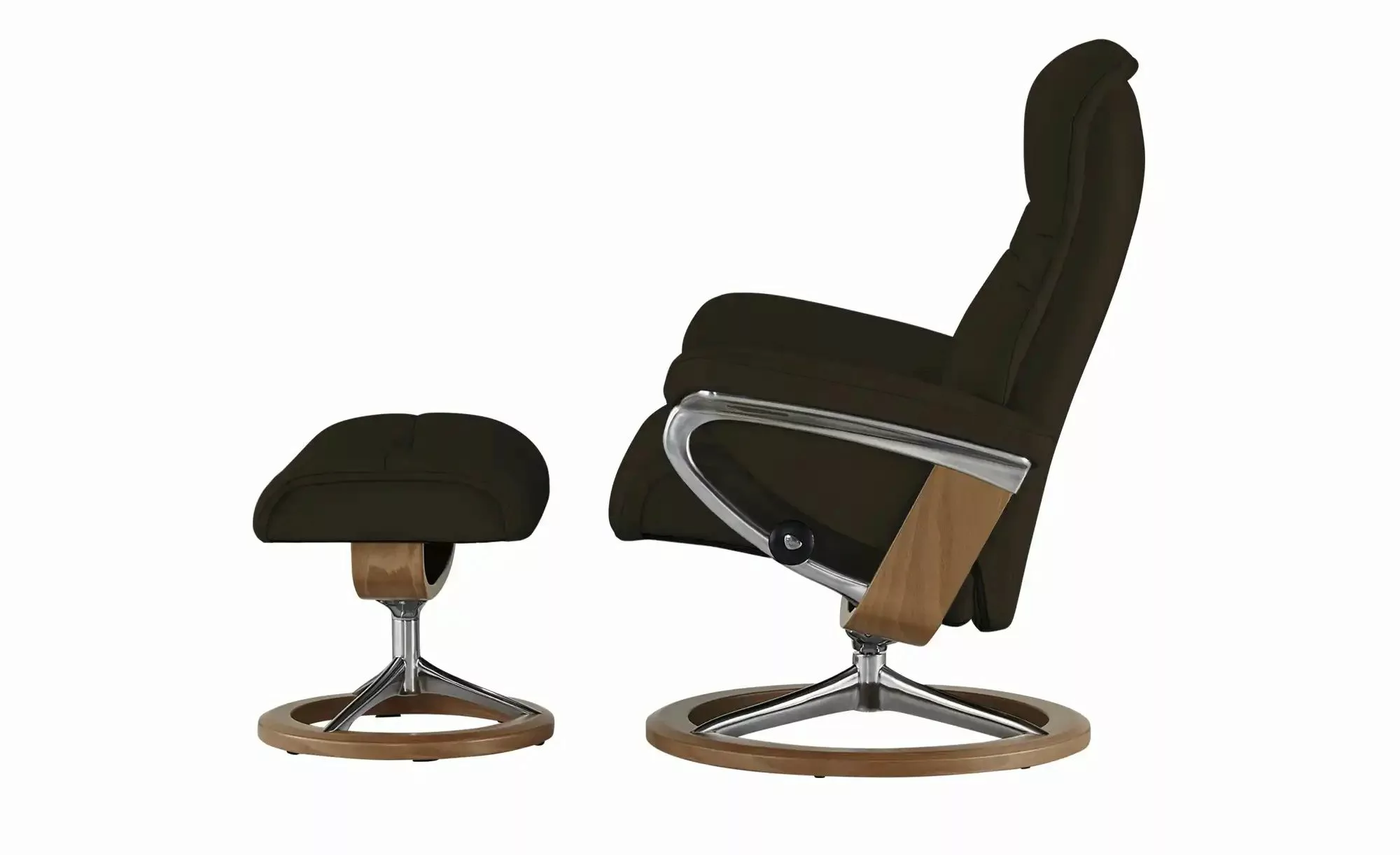 Stressless Relaxsessel mit Hocker Leder Sunrise M ¦ braun ¦ Maße (cm): B: 8 günstig online kaufen