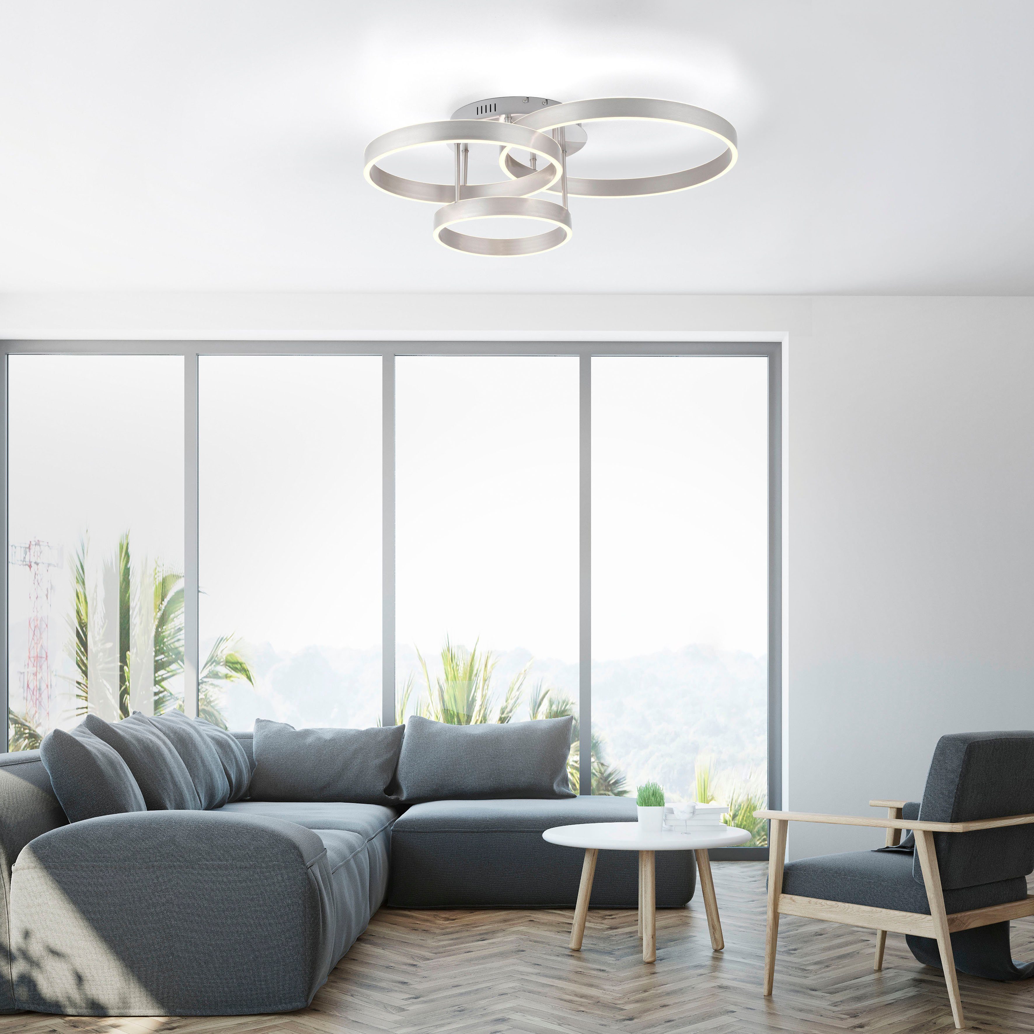 JUST LIGHT Deckenleuchte LILLUTI, dimmbar über günstig online kaufen