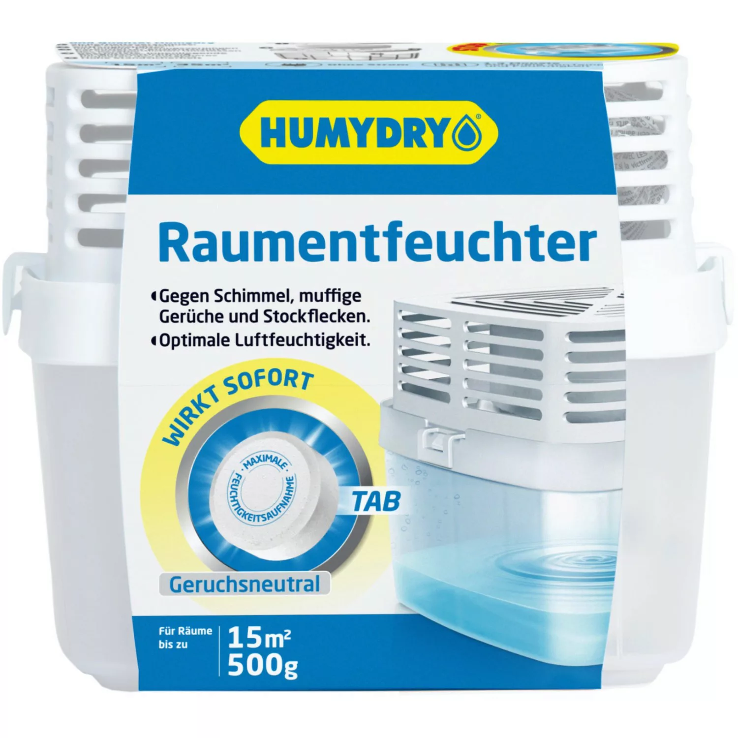 Humidry Premium 500 Raumentfeuchter Neutral mit Nachfülltab 1 x 500 g günstig online kaufen