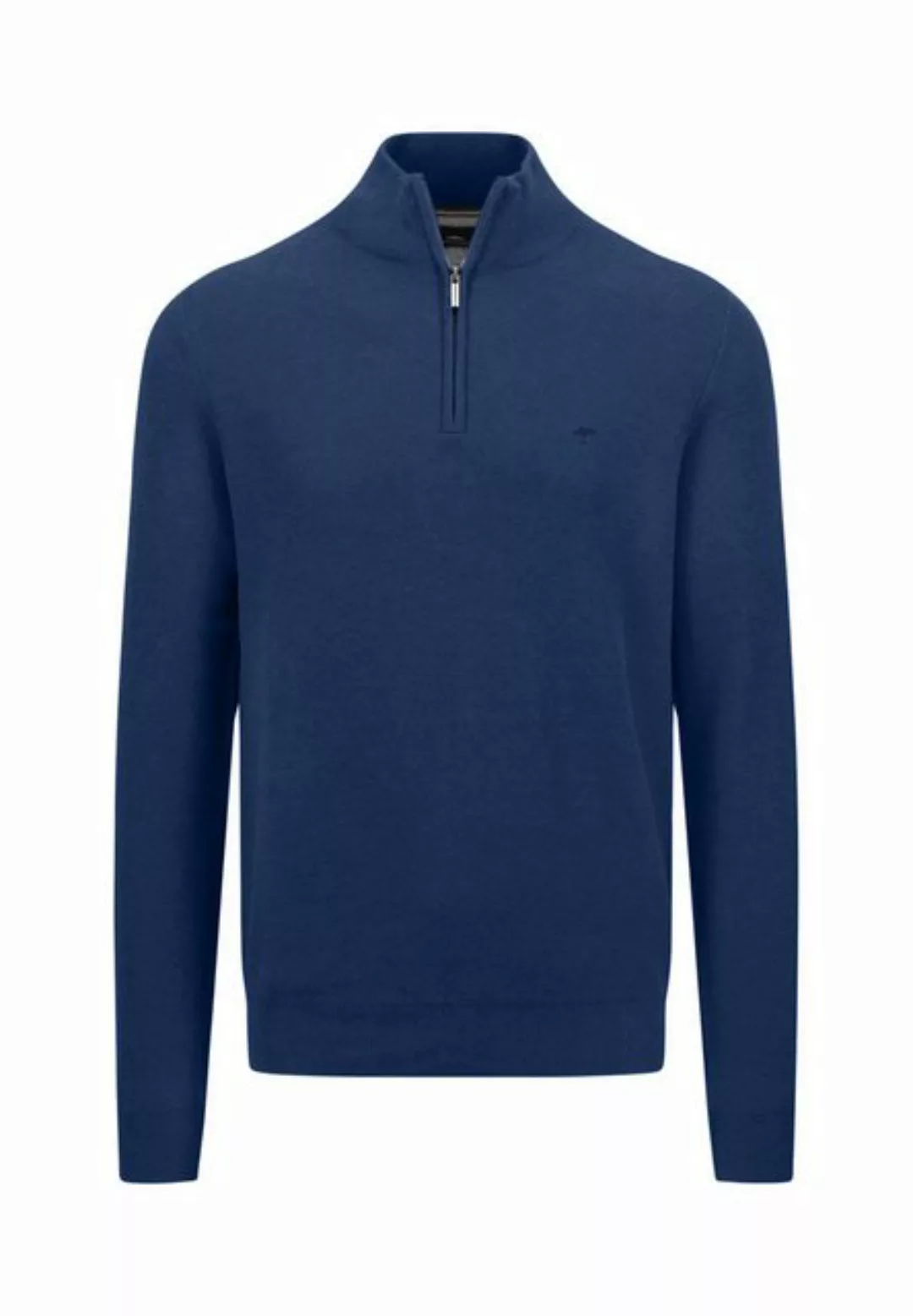 FYNCH-HATTON Strickpullover Troyer-Zip, Structure night günstig online kaufen