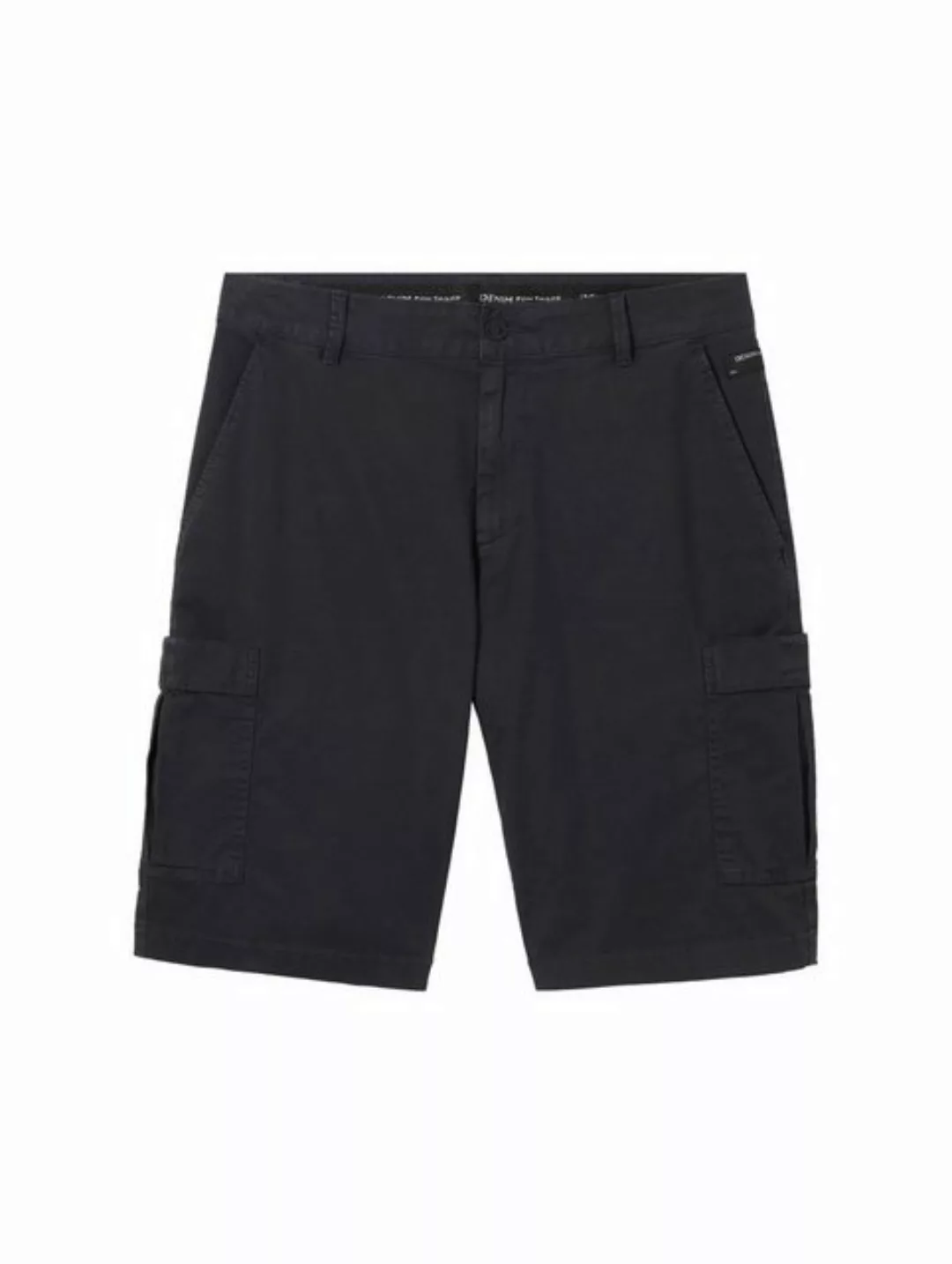 TOM TAILOR Denim Stoffhose relaxed washed cargo shorts, coal grey günstig online kaufen