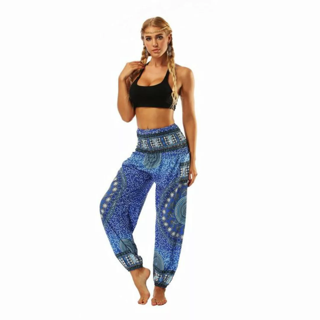 AUKUU Loungepants Lockere, bequeme Damen-Haremshose für den Strand günstig online kaufen