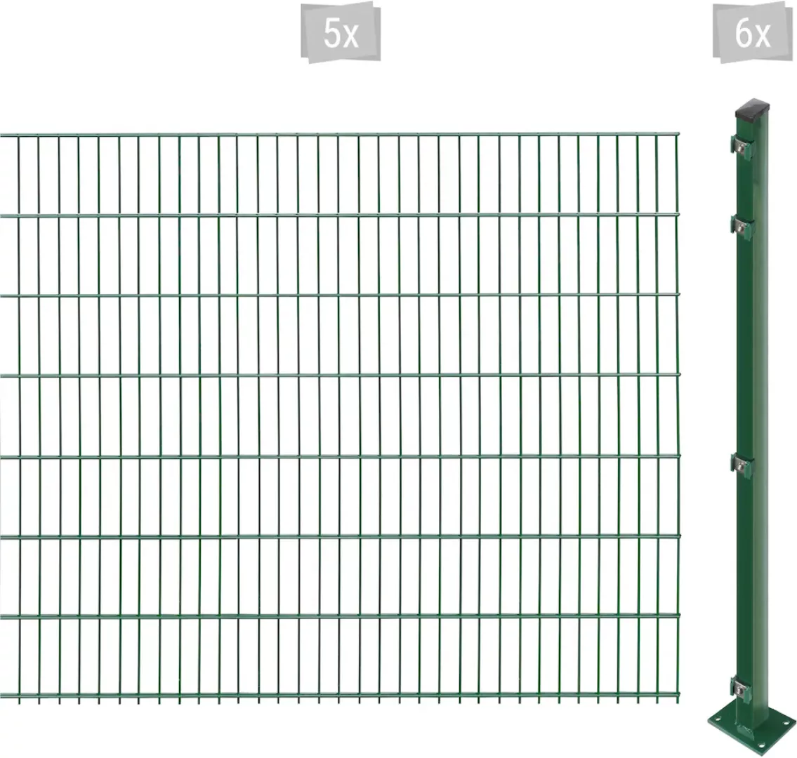 Arvotec Doppelstabmattenzaun "EASY 143 zum Aufschrauben", Zaunhöhe 143 cm, günstig online kaufen