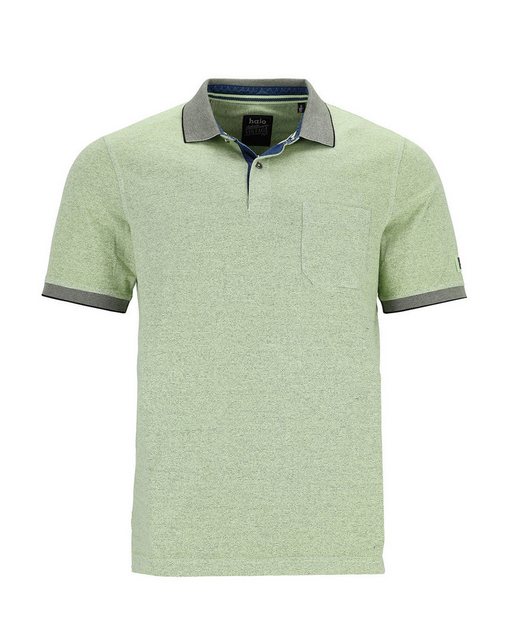 Hajo Poloshirt Jacquard-Poloshirt in Jaspe-Garn günstig online kaufen