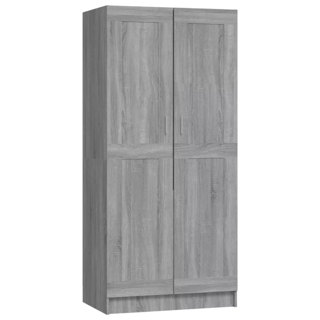 vidaXL Kleiderschrank Kleiderschrank Grau Sonoma 82,5x51,5x180 cm Spanplatt günstig online kaufen