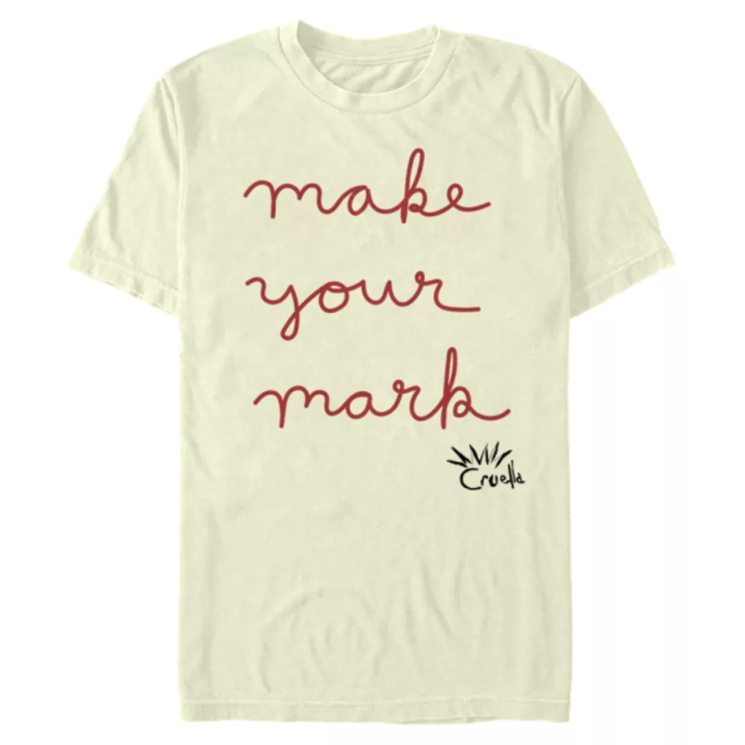 Disney Classics - Cruella - Text Make Your Mark - Männer T-Shirt günstig online kaufen