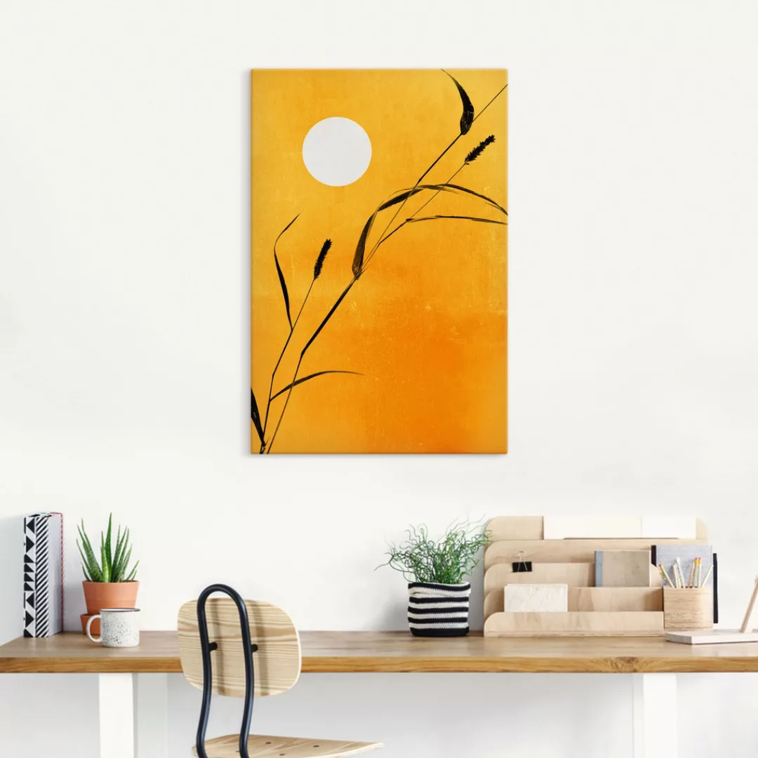 Artland Leinwandbild "Sonniger Tag", Pflanzenbilder, (1 St.), auf Keilrahme günstig online kaufen