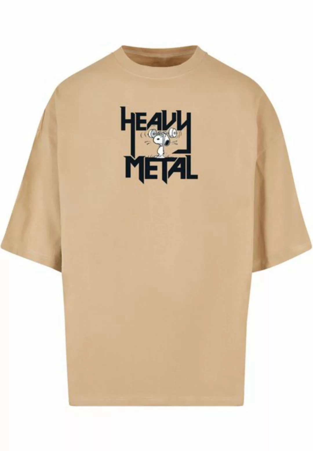 Merchcode T-Shirt Merchcode Herren Peanuts - Heavy Metal Huge Tee (1-tlg) günstig online kaufen