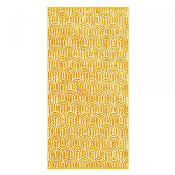 Cawö Handtücher Maison Blätter 6267 - Farbe: gold - 35 - Gästetuch 30x50 cm günstig online kaufen