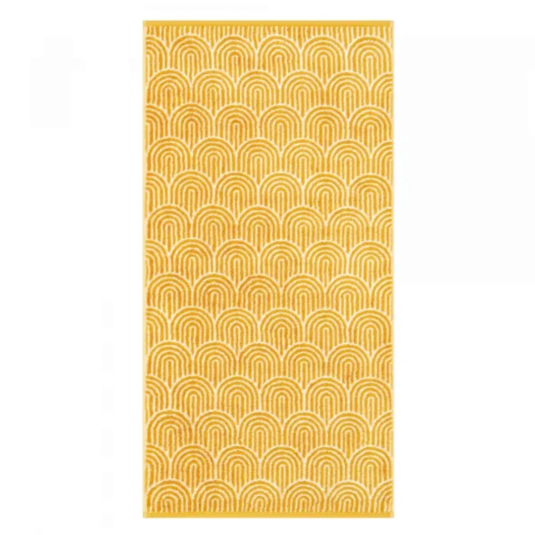 Cawö Handtücher Maison Blätter 6267 - Farbe: gold - 35 - Gästetuch 30x50 cm günstig online kaufen