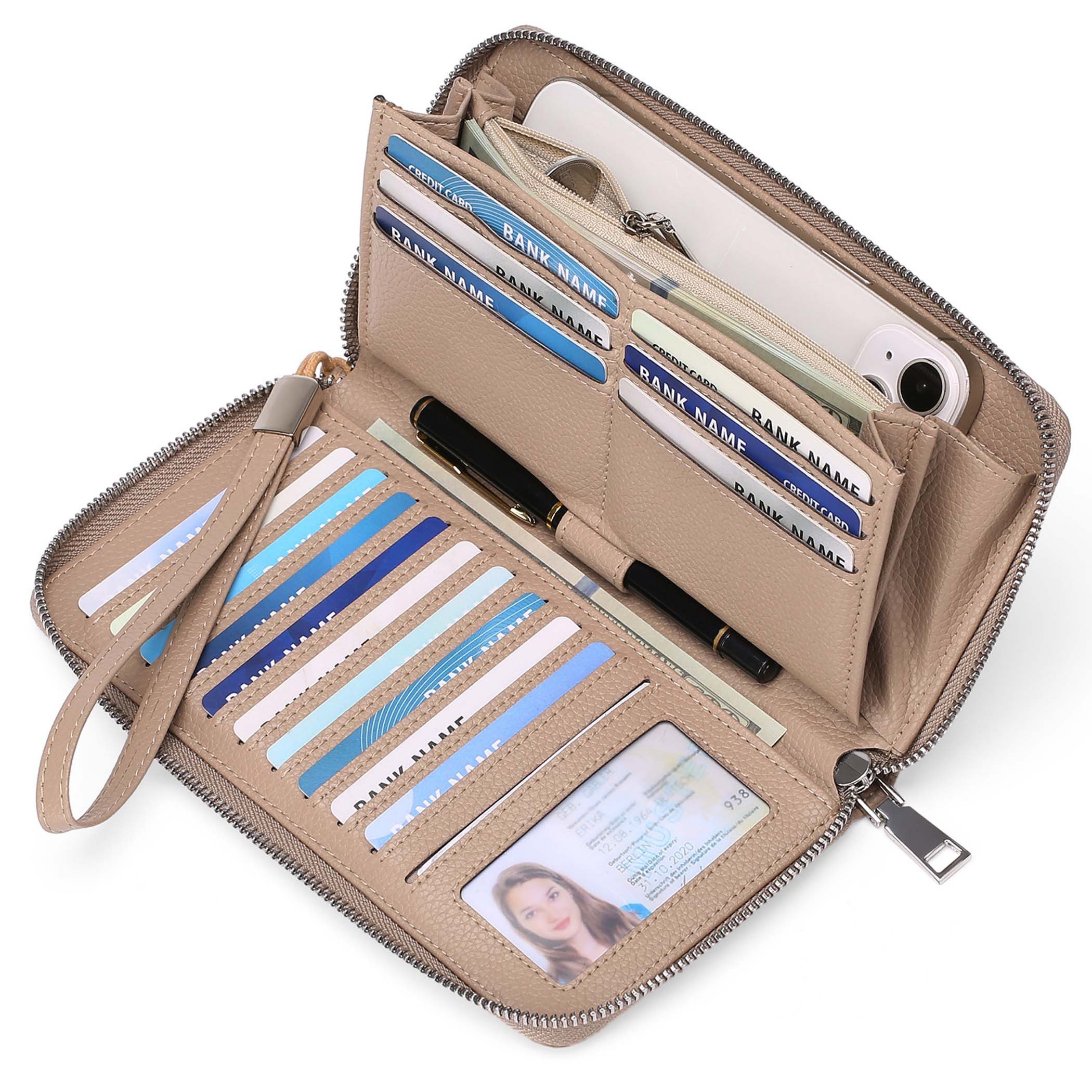 Coonoor Geldbörse Damen RFID Portemonnaie mit günstig online kaufen