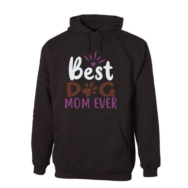 G-graphics Hoodie Best Dog Mom ever mit trendigem Frontprint mit Spruch / S günstig online kaufen