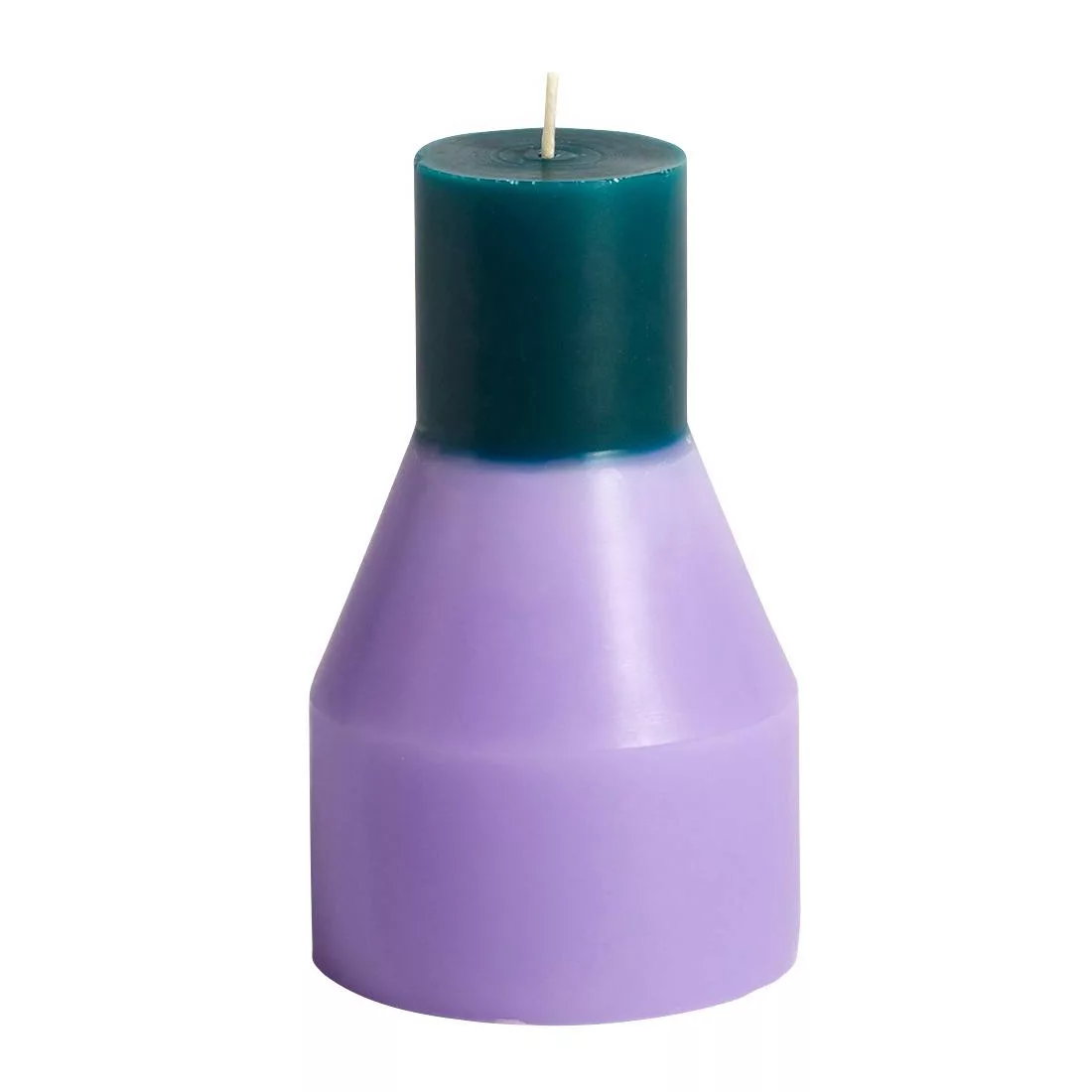 Kerze Pillar Small wachs violett / Ø 9 x H 15 cm - Hay - Violett günstig online kaufen