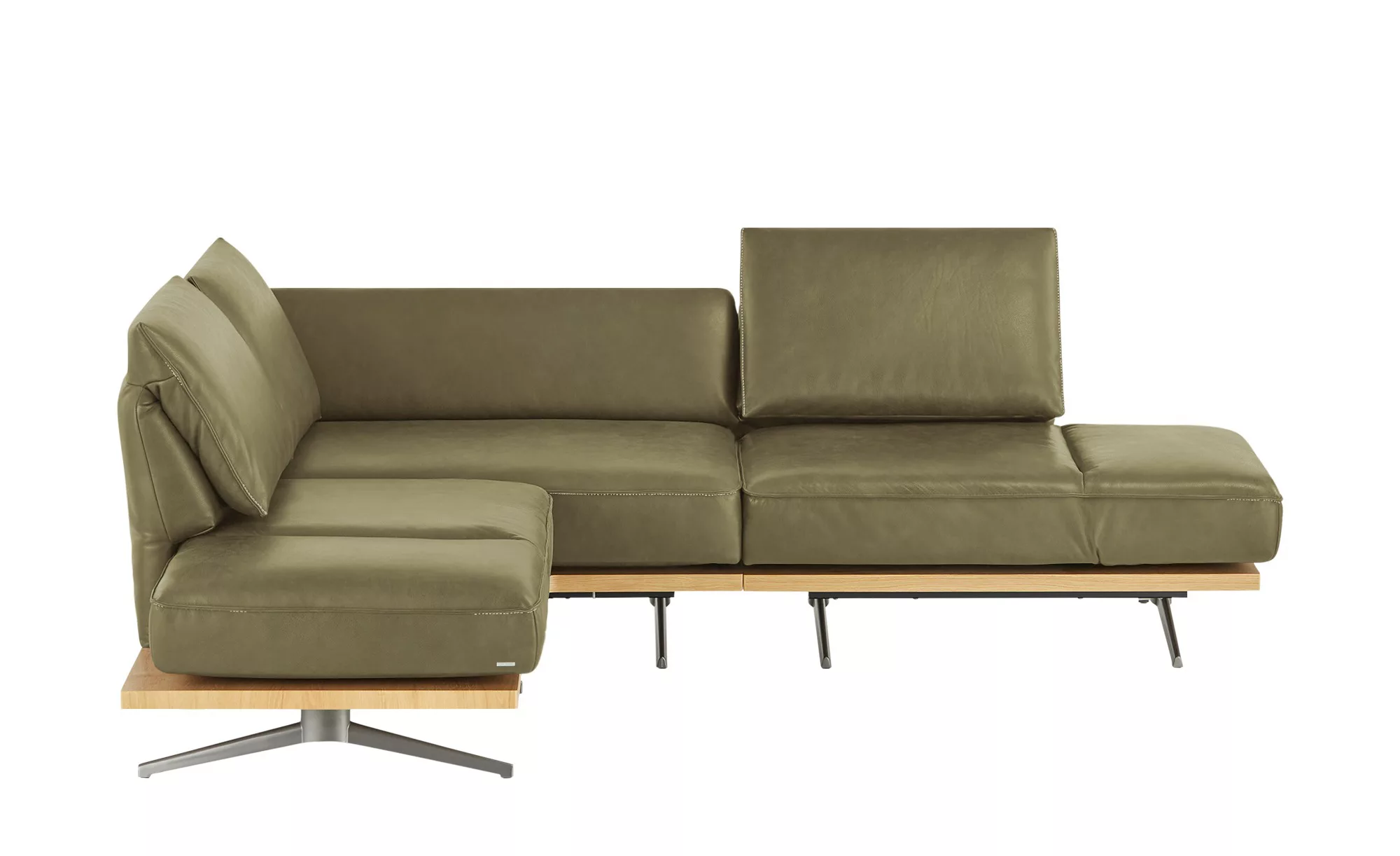 KOINOR Ecksofa  Phoenix ¦ grün ¦ Maße (cm): B: 253 H: 87 T: 209.0 Polstermö günstig online kaufen