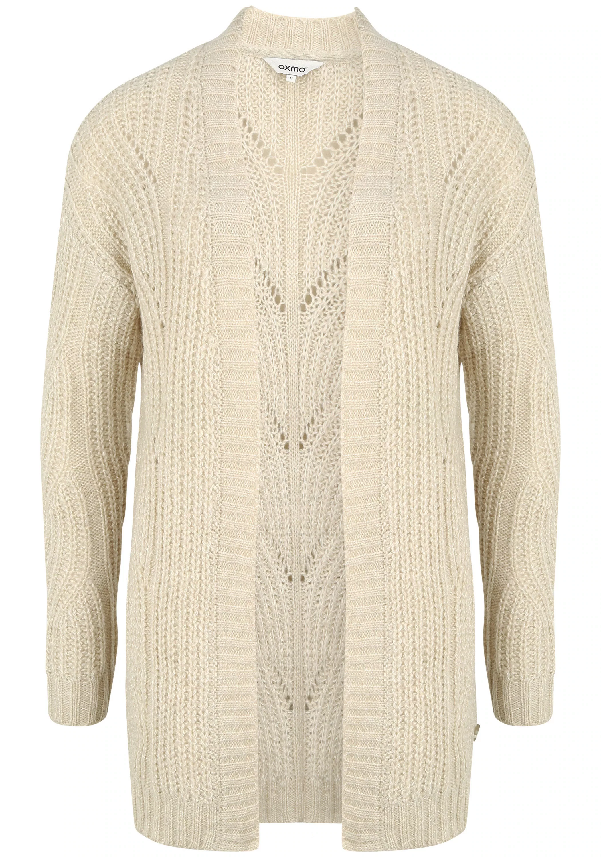 OXMO Strickjacke OXClea Cardigan in Ajour-Strickmuster günstig online kaufen