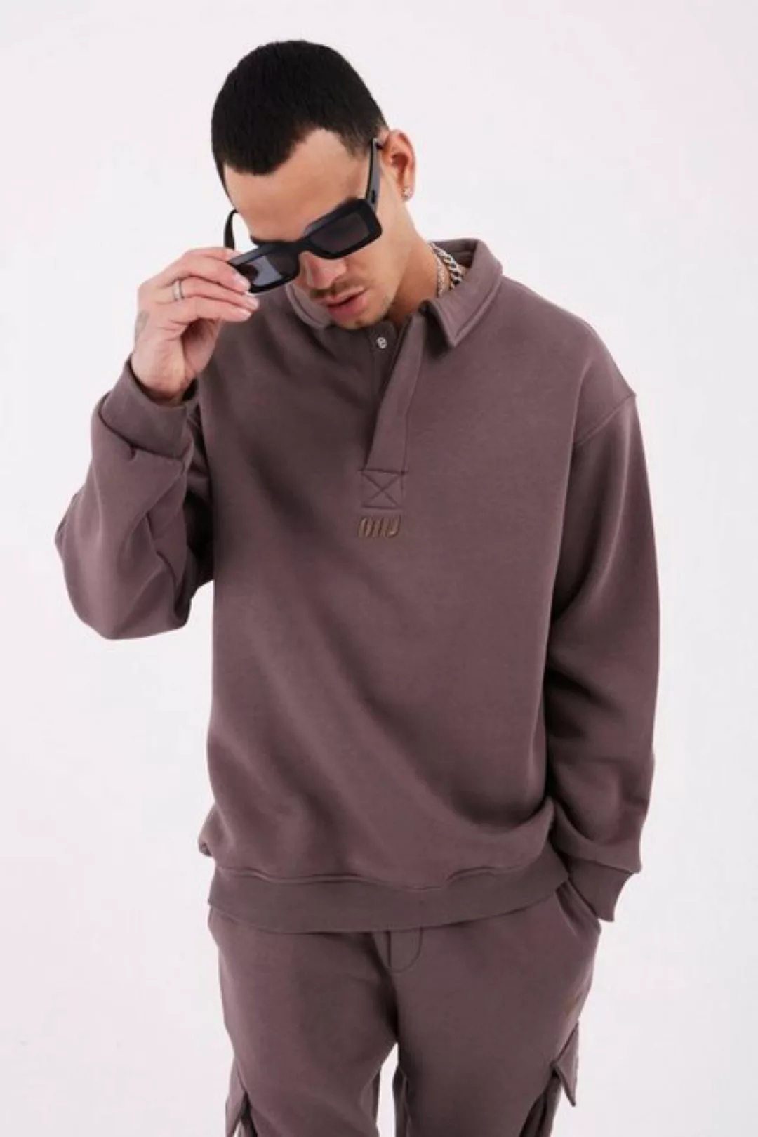 COFI Casuals Sweatshirt Herren Pullover Shirt Oversize Fit Sweatshirt günstig online kaufen
