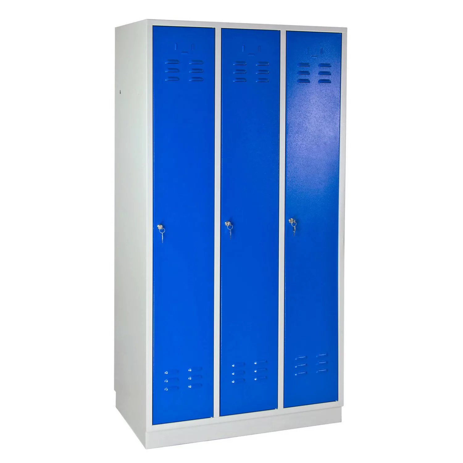 PROREGAL Garderobenschrank Ermine mit 3 Türen HxBxT 178 x 89 x 50 cm Lichtg günstig online kaufen