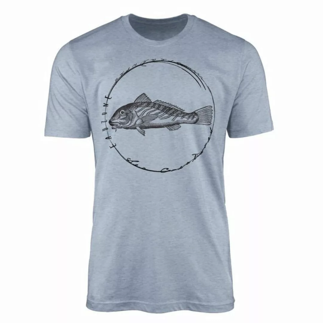 Sinus Art T-Shirt T-Shirt Tiefsee Fische - Serie: Sea Creatures, feine Stru günstig online kaufen